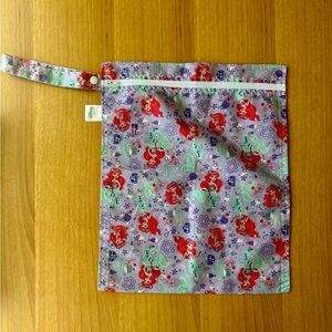 Kids Disney Ariel Mermaid Print Accessory Bag / Wet Bag